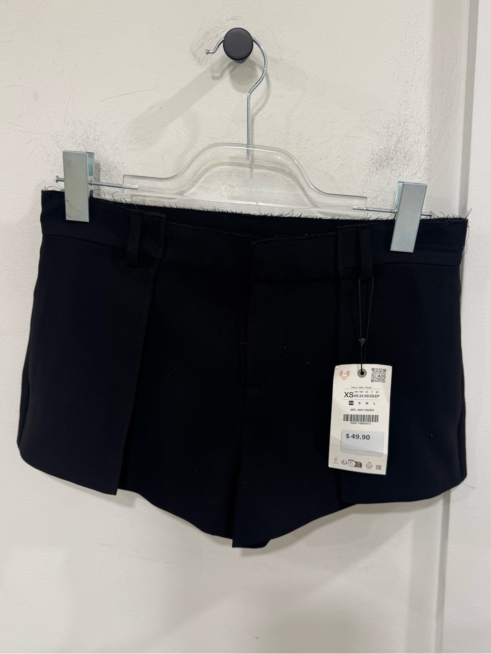 Zara Black Tailored Women's Shorts
